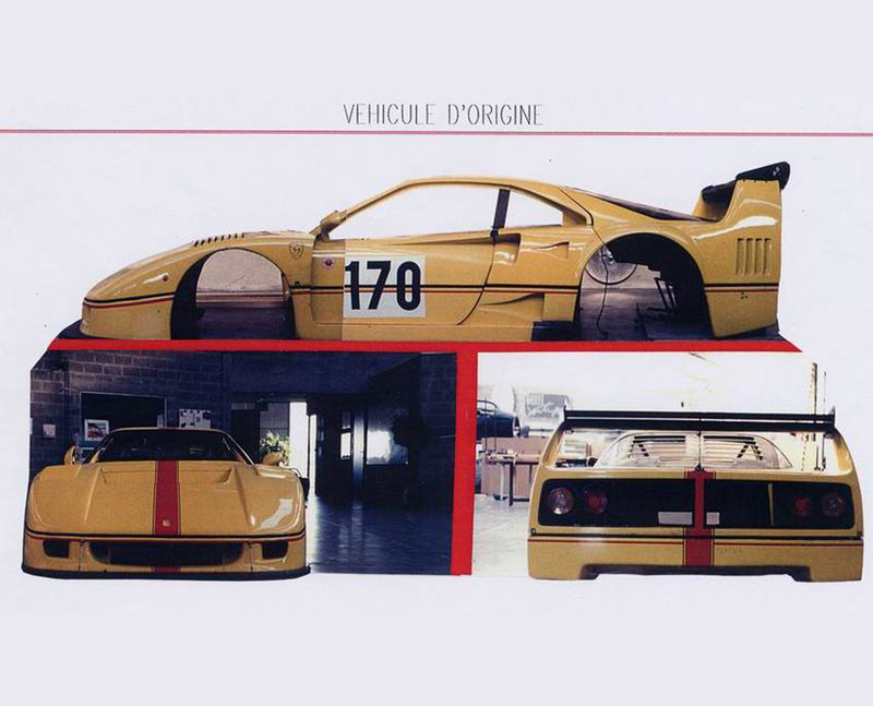 Illustration for article titled The Story Of The Ferrari F40 LM That Lost Its Top